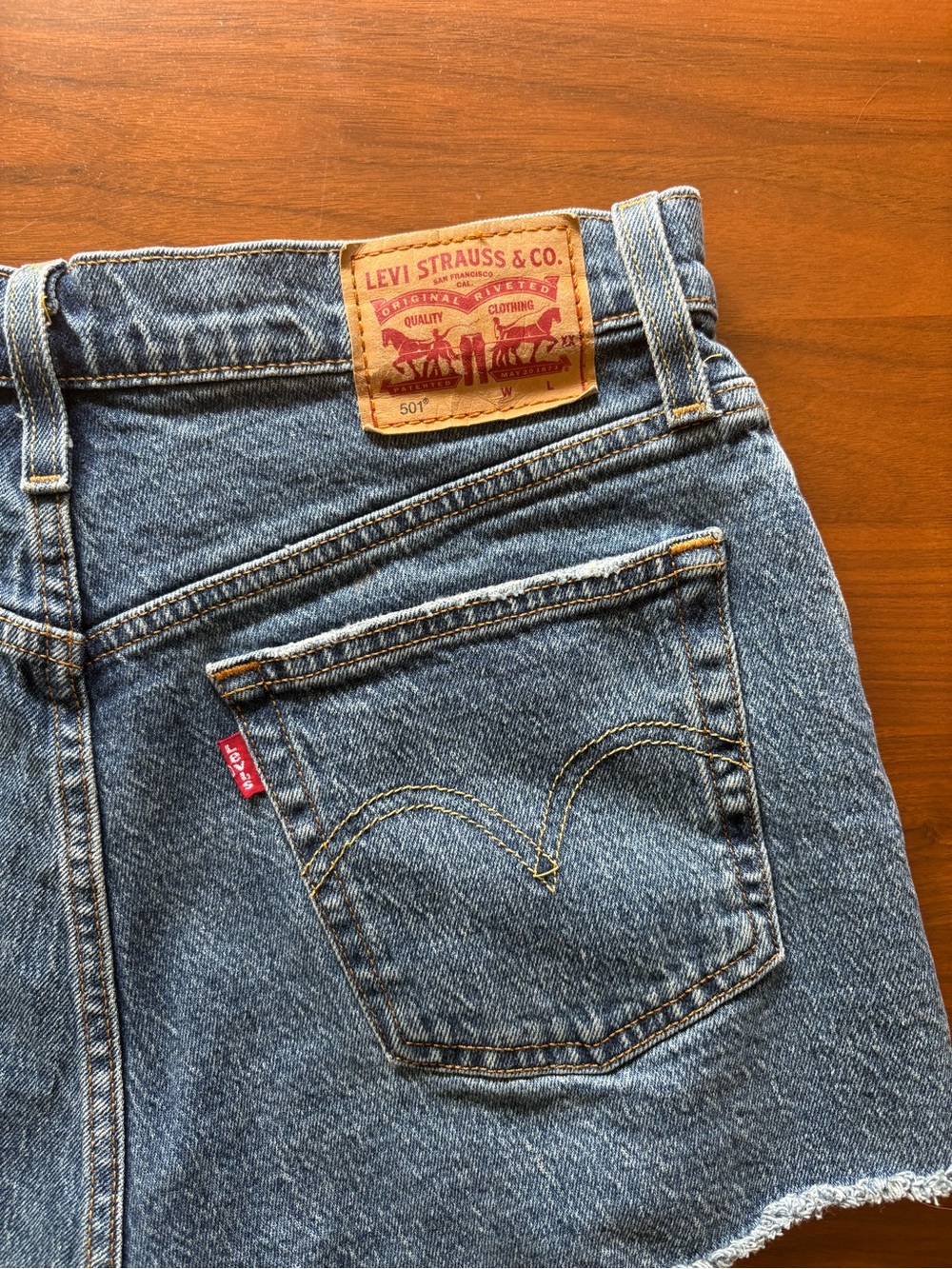 Vintage Levi’s 501 cut-off denim shorts
